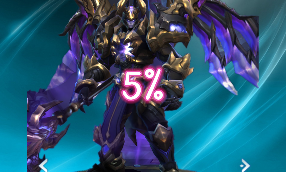 吕布皮肤拥有率天魔纷乱5％垫底而这款皮肤将到达100％