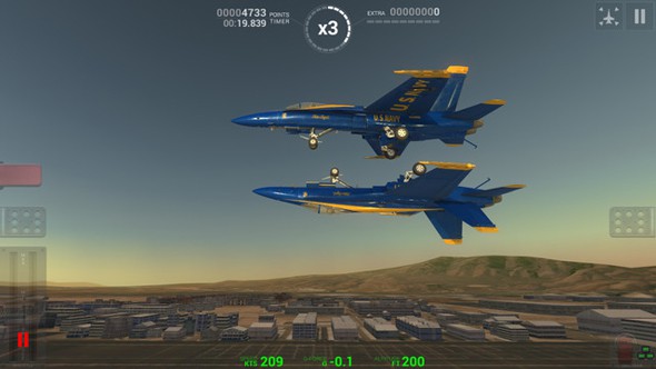 蓝色天使：特技飞行     不一样的模拟游戏