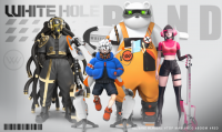 来自白洞宇宙的虚拟乐队“WHITE HOLE”登陆2023潮流艺术玩具展