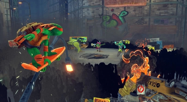 漫改动作冒险《忍者神龟：变种释放》10月18日推出