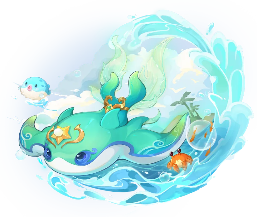 浮光鰩魚 暢游海洋 《逍遙情緣》手游全新坐騎浮光鰩登場(chǎng)！