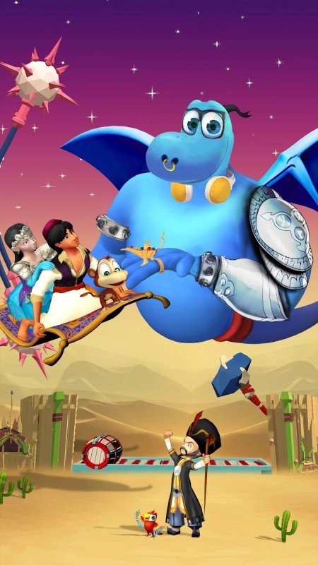 Kid Aladdin Boy -3D Mini Games截图3