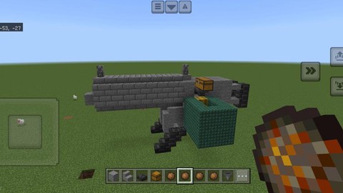 迷你世界重機槍怎么造