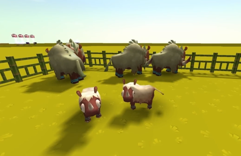 迷你世界怎么养奶牛