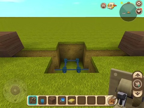 迷你世界怎么做推拉門